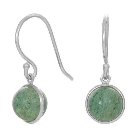 5: Nordahl Jewellery - SWEETS52 ørebøjler i sølv m. grøn aventurin